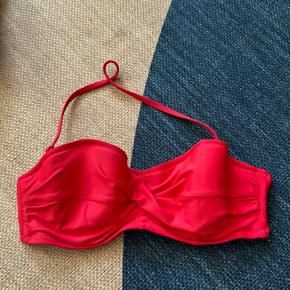J. Crew Strappy Halter/Strapless Bikini Top
